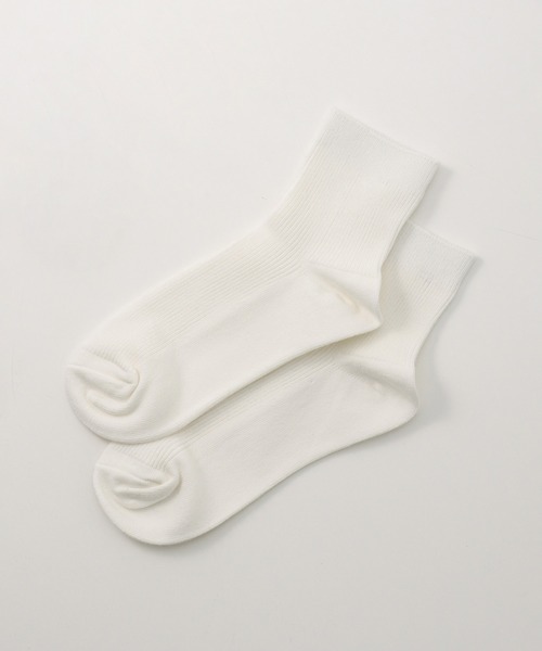 Honeys（ハニーズ）の「ショート丈リブソックス（ソックス/靴下・レディース・ホワイト/ブラック/レッド/ベージュ/イエロー/ブルー/グリーン・FREE）」の8枚目の写真