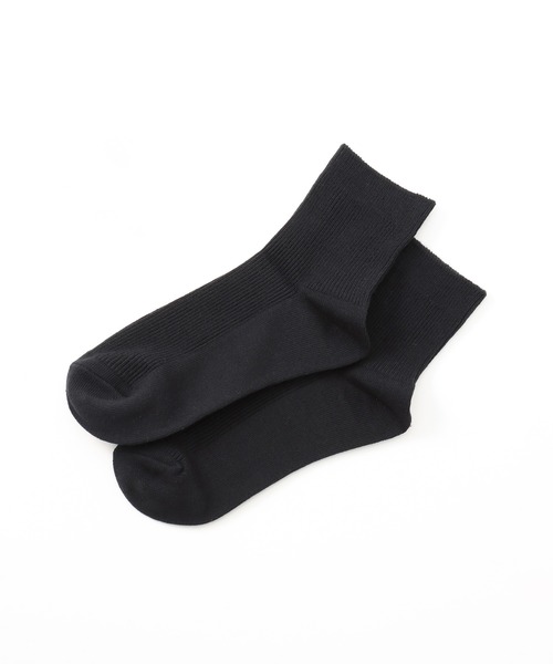 Honeys（ハニーズ）の「ショート丈リブソックス（ソックス/靴下・レディース・ホワイト/ブラック/レッド/ベージュ/イエロー/ブルー/グリーン・FREE）」の10枚目の写真