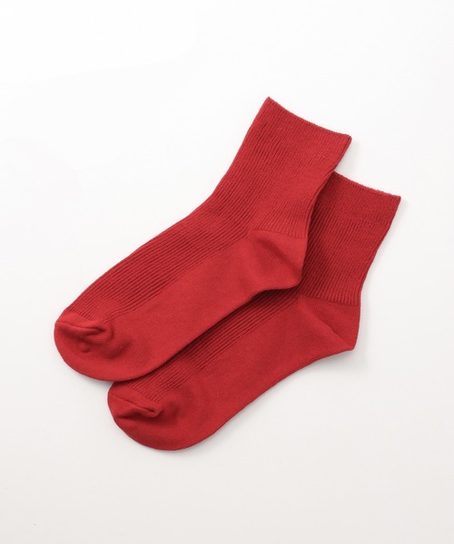 Honeys（ハニーズ）の「ショート丈リブソックス（ソックス/靴下・レディース・ホワイト/ブラック/レッド/ベージュ/イエロー/ブルー/グリーン・FREE）」の18枚目の写真