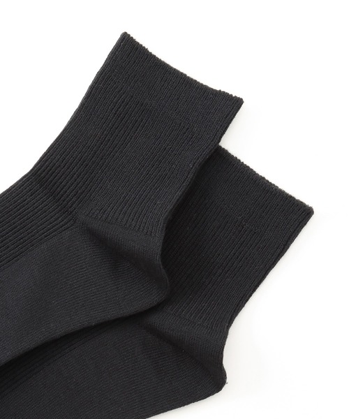 Honeys（ハニーズ）の「ショート丈リブソックス（ソックス/靴下・レディース・ホワイト/ブラック/レッド/ベージュ/イエロー/ブルー/グリーン・FREE）」の22枚目の写真