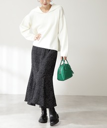 N.（N. Natural Beauty Basic） | 【追加生産】◆プリントペプラムスカート(スカート)