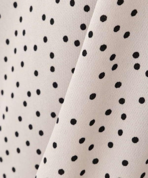 N.（N. Natural Beauty Basic）（エヌエヌナチュラルビューティーベーシック）の「【追加生産】◆プリントペプラムスカート（スカート・レディース・ブラック系その他/レオパード/ドット・MEDIUM）」の20枚目の写真