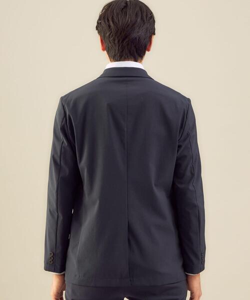 WORK TRIP OUTFITS GREEN LABEL RELAXING（ワークトリップアウトフィッツグリーンレーベル リラクシング）の「WTO ストレッチタフタ パッカブル ジャケット -ウォッシャブル-（テーラードジャケット・メンズ・ネイビー/ベージュ・XL/50/L/48/M/46/S/44）」の11枚目の写真