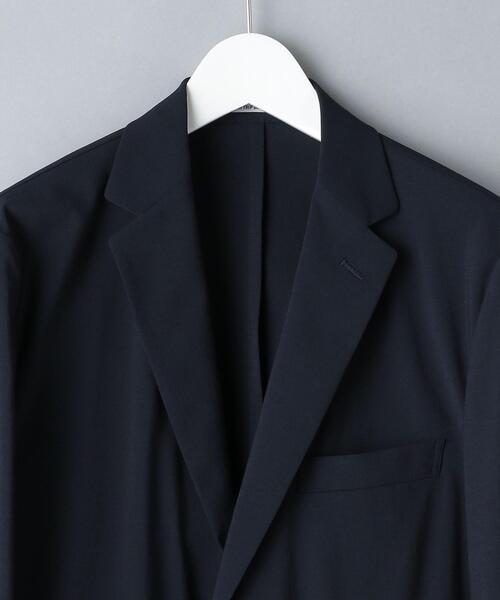 WORK TRIP OUTFITS GREEN LABEL RELAXING（ワークトリップアウトフィッツグリーンレーベル リラクシング）の「WTO ストレッチタフタ パッカブル ジャケット -ウォッシャブル-（テーラードジャケット・メンズ・ネイビー/ベージュ・XL/50/L/48/M/46/S/44）」の5枚目の写真