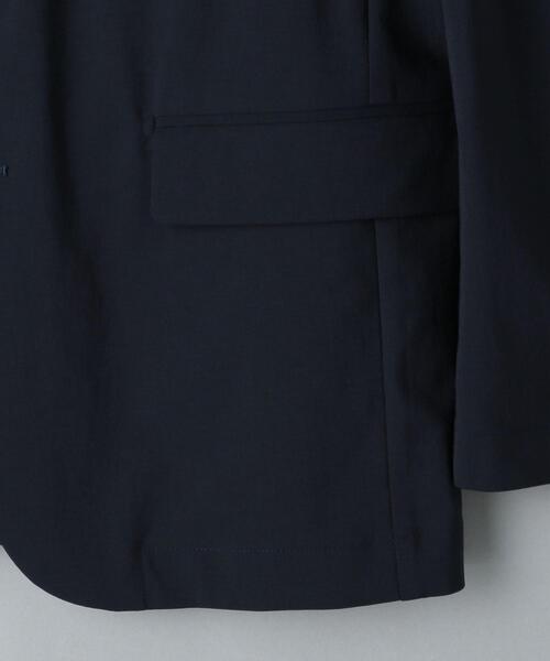 WORK TRIP OUTFITS GREEN LABEL RELAXING（ワークトリップアウトフィッツグリーンレーベル リラクシング）の「WTO ストレッチタフタ パッカブル ジャケット -ウォッシャブル-（テーラードジャケット・メンズ・ネイビー/ベージュ・XL/50/L/48/M/46/S/44）」の13枚目の写真