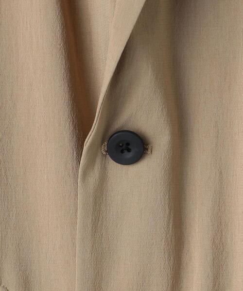 WORK TRIP OUTFITS GREEN LABEL RELAXING（ワークトリップアウトフィッツグリーンレーベル リラクシング）の「WTO ストレッチタフタ パッカブル ジャケット -ウォッシャブル-（テーラードジャケット・メンズ・ネイビー/ベージュ・XL/50/L/48/M/46/S/44）」の18枚目の写真