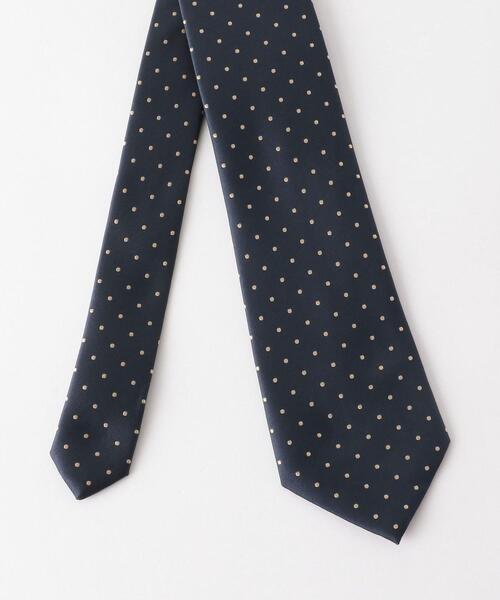 WORK TRIP OUTFITS GREEN LABEL RELAXING（ワークトリップアウトフィッツグリーンレーベル リラクシング）の「WTO ポリエステル ドット ネクタイ -ウォッシャブル-（ネクタイ・メンズ・ロイヤルブルー/ネイビー/ワインレッド・FREE）」の6枚目の写真