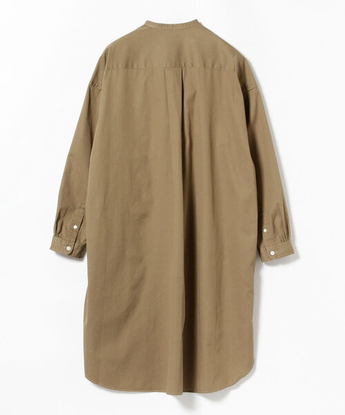 Ray BEAMS（レイビームス）の「GYMPHLEX / バンドカラー シャツワンピース（シャツワンピース・レディース・ベージュ/ライトブラウン・12/14）」の15枚目の写真