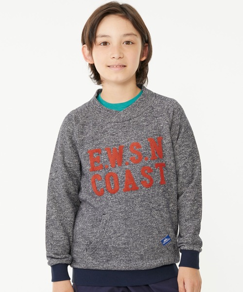 KRIFF MAYER Kid's Collection(クリフメイヤーキッズコレクション)の「ウラふわチャリトレ(スウェット・キッズ・ネイビー/ブラウン/グレー/カーキ・120/130/140/150/160/170)」の4枚目の写真