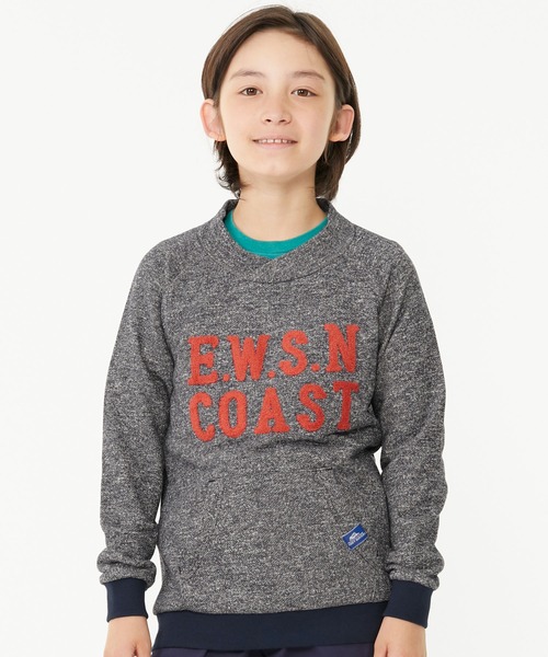 KRIFF MAYER Kid's Collection(クリフメイヤーキッズコレクション)の「ウラふわチャリトレ(スウェット・キッズ・ネイビー/ブラウン/グレー/カーキ・120/130/140/150/160/170)」の7枚目の写真