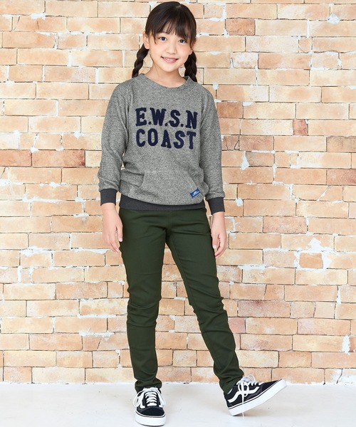 KRIFF MAYER Kid's Collection(クリフメイヤーキッズコレクション)の「ウラふわチャリトレ(スウェット・キッズ・ネイビー/ブラウン/グレー/カーキ・120/130/140/150/160/170)」の9枚目の写真