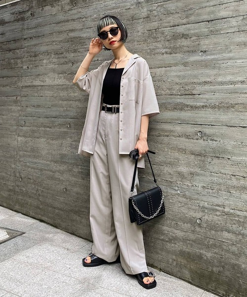PAGEBOY（ページボーイ）の「クリアルーズセットアップシャツ