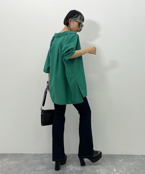 PAGEBOY（ページボーイ）の「クリアルーズセットアップシャツ
