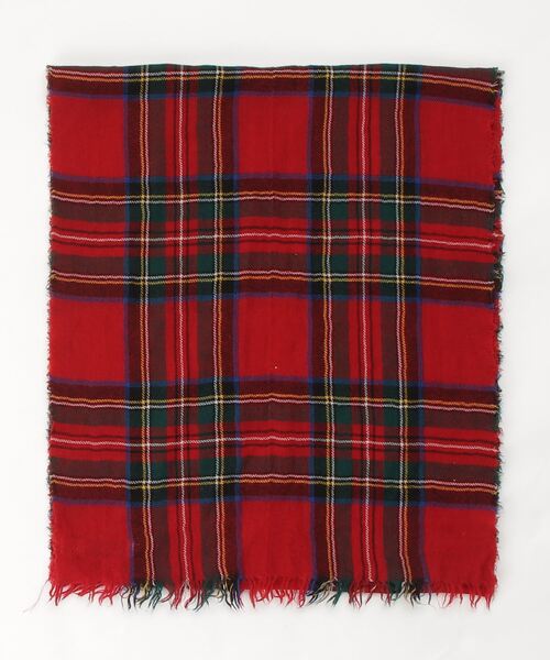 セール ブランド古着 チェック柄ストール ストール ショール Lochcarron Of Scotland ロキャロンオブスコットランド の ファッション通販 Zozoused