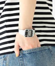 BEAMS BOY（ビームスボーイ）の「CASIO / A100 SILVER（デジタル腕時計・レディース）」