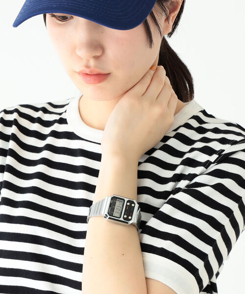 BEAMS BOY(ビームスボーイ)の「CASIO / A100 SILVER(デジタル腕時計・レディース・シルバー・ONE SIZE)」の7枚目の写真