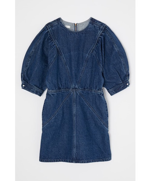 MOUSSY(マウジー)の「DOLMAN SLEEVE DENIM ミニワンピース(ワンピース・レディース・ライトブラック/ブルー・1/2)」の14枚目の写真