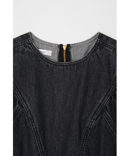 MOUSSY（マウジー）の「DOLMAN SLEEVE DENIM ミニワンピース