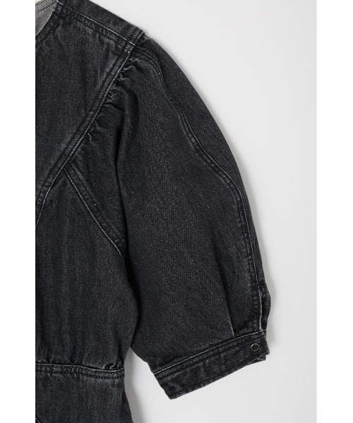 MOUSSY DOLMAN SLEEVE DENIM ミニワンピース サイズ2 MOUSSY（マウジー）の「DOLMAN SLEEVE DENIM ミニワンピース
