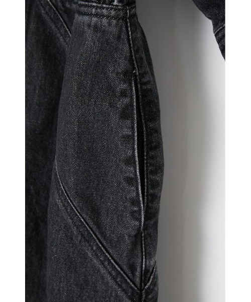 MOUSSY（マウジー）の「DOLMAN SLEEVE DENIM ミニワンピース
