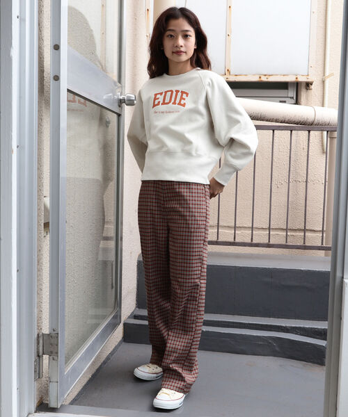 BeAMS DOT(ビームスドット)の「【WEB限定】BeAMS DOT / チェック柄 スラックスパンツ(スラックス・レディース・ブラウン/オレンジ・SMALL/MEDIUM)」の17枚目の写真