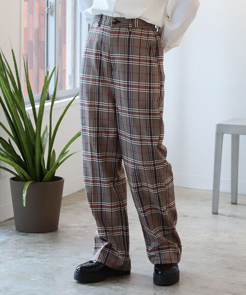 BeAMS DOT(ビームスドット)の「【WEB限定】BeAMS DOT / チェック柄 スラックスパンツ(スラックス・レディース・ブラウン/オレンジ・SMALL/MEDIUM)」の13枚目の写真
