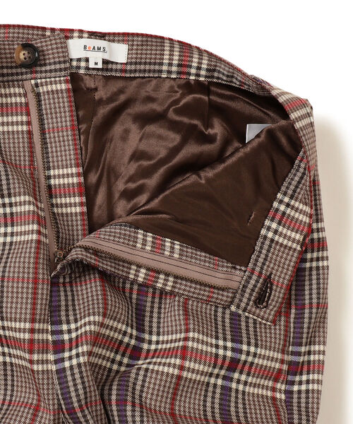 BeAMS DOT(ビームスドット)の「【WEB限定】BeAMS DOT / チェック柄 スラックスパンツ(スラックス・レディース・ブラウン/オレンジ・SMALL/MEDIUM)」の22枚目の写真