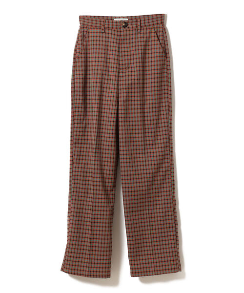 BeAMS DOT(ビームスドット)の「【WEB限定】BeAMS DOT / チェック柄 スラックスパンツ(スラックス・レディース・ブラウン/オレンジ・SMALL/MEDIUM)」の20枚目の写真