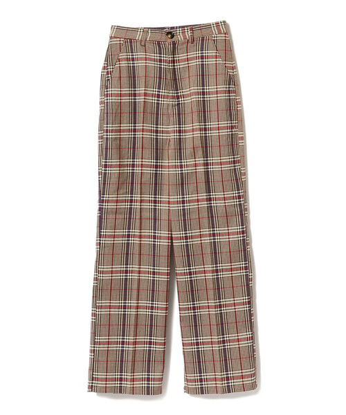 BeAMS DOT(ビームスドット)の「【WEB限定】BeAMS DOT / チェック柄 スラックスパンツ(スラックス・レディース・ブラウン/オレンジ・SMALL/MEDIUM)」の18枚目の写真
