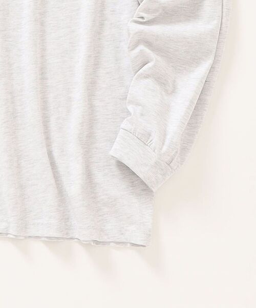 newhattan（ニューハッタン）の「【SHIPS any別注】newhattan: ロングスリーブ Tシャツ  グレー◇（Tシャツ/カットソー・メンズ・ライトグレー・MEDIUM/LARGE/X-LARGE）」の3枚目の写真