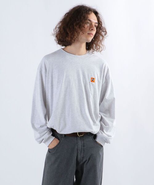 newhattan（ニューハッタン）の「【SHIPS any別注】newhattan: ロングスリーブ Tシャツ  グレー◇（Tシャツ/カットソー・メンズ・ライトグレー・MEDIUM/LARGE/X-LARGE）」の14枚目の写真