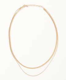 atmos pink | atmos pink ダブルチェーンネックレス(ネックレス)