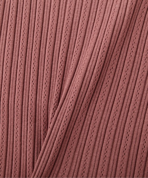 PROPORTION BODY DRESSING(プロポーションボディドレッシング)の「アイレットリブマトンスリーブニット / 1211270903(ニット/セーター・レディース・オフホワイト/ピンク系その他2/パープル・FREE)」の16枚目の写真