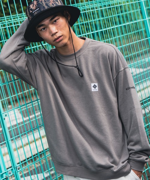 Columbia(コロンビア)の「【展開店舗限定アイテム】columbia/コロンビア ルーズシルエット ワンポイントスウェット PM0392(スウェット・メンズ・ブラック/ブラウン/グレー/ブルー/グリーン・S/M/L/XL)」の3枚目の写真
