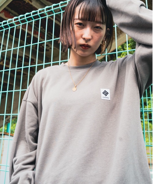 Columbia(コロンビア)の「【展開店舗限定アイテム】columbia/コロンビア ルーズシルエット ワンポイントスウェット PM0392(スウェット・メンズ・ブラック/ブラウン/グレー/ブルー/グリーン・S/M/L/XL)」の13枚目の写真