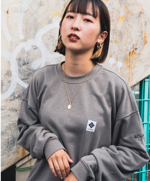 Columbia(コロンビア)の「【展開店舗限定アイテム】columbia/コロンビア ルーズシルエット ワンポイントスウェット PM0392(スウェット・メンズ・ブラック/ブラウン/グレー/ブルー/グリーン・S/M/L/XL)」の8枚目の写真