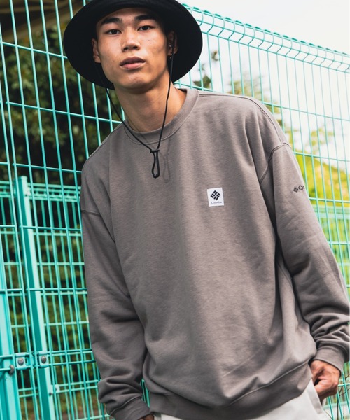 Columbia(コロンビア)の「【展開店舗限定アイテム】columbia/コロンビア ルーズシルエット ワンポイントスウェット PM0392(スウェット・メンズ・ブラック/ブラウン/グレー/ブルー/グリーン・S/M/L/XL)」の6枚目の写真
