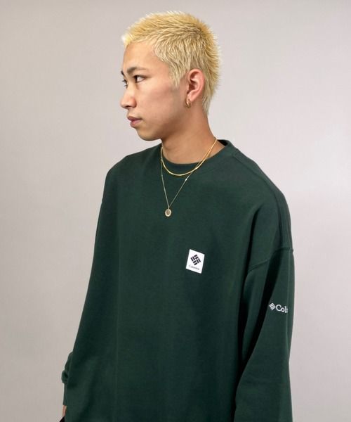 Columbia(コロンビア)の「【展開店舗限定アイテム】columbia/コロンビア ルーズシルエット ワンポイントスウェット PM0392(スウェット・メンズ・ブラック/ブラウン/グレー/ブルー/グリーン・S/M/L/XL)」の22枚目の写真