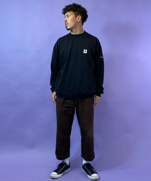 Columbia(コロンビア)の「【展開店舗限定アイテム】columbia/コロンビア ルーズシルエット ワンポイントスウェット PM0392(スウェット・メンズ・ブラック/ブラウン/グレー/ブルー/グリーン・S/M/L/XL)」の17枚目の写真