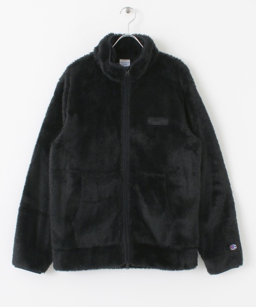 Champion(チャンピオン)の「『別注』『消臭/抗菌/防臭』Champion シェルパフリーススタンドジャケット(その他アウター・レディース・ネイビー/ベージュ/ブラウン/ブラック・MEDIUM/SMALL)」の14枚目の写真
