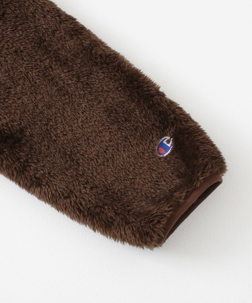 Champion(チャンピオン)の「『別注』『消臭/抗菌/防臭』Champion シェルパフリーススタンドジャケット(その他アウター・レディース・ネイビー/ベージュ/ブラウン/ブラック・MEDIUM/SMALL)」の17枚目の写真