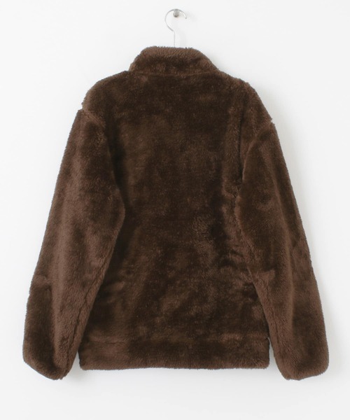 Champion(チャンピオン)の「『別注』『消臭/抗菌/防臭』Champion シェルパフリーススタンドジャケット(その他アウター・レディース・ネイビー/ベージュ/ブラウン/ブラック・MEDIUM/SMALL)」の19枚目の写真