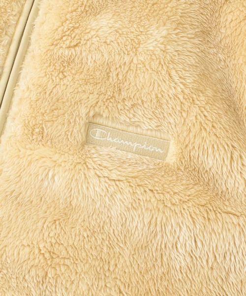Champion(チャンピオン)の「『別注』『消臭/抗菌/防臭』Champion シェルパフリーススタンドジャケット(その他アウター・レディース・ネイビー/ベージュ/ブラウン/ブラック・MEDIUM/SMALL)」の22枚目の写真
