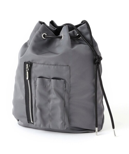 LOVELESS（ラブレス）の「MA-1 バッグ（ハンドバッグ・メンズ・ブラック/グレー・FREE）」の4枚目の写真