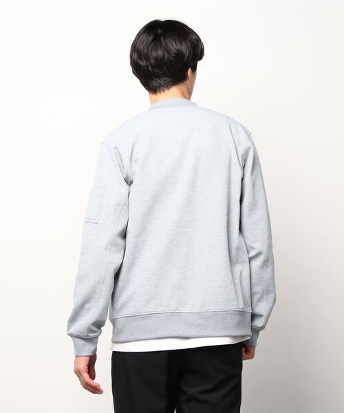 ★新品★　ナノユニバース　オリーブ MA-1 サイズM セール】シアーダンボールカットノーカラーZIPupジャケット