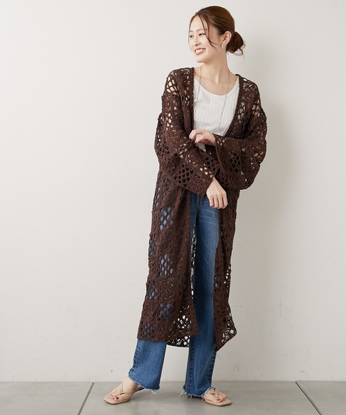 CIAOPANIC TYPY（チャオパニックティピー）の「レース編みロングガウン