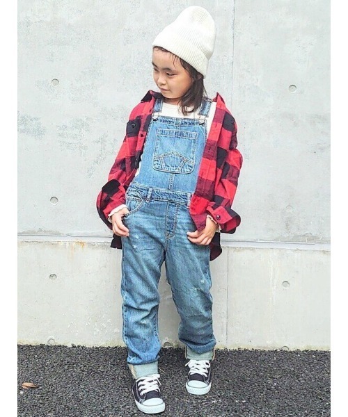 GAP（ギャップ）の「オーガニックコットン100% フランネルシャツ (キッズ)（シャツ/ブラウス・キッズ・エンジ/ダルブルー系/マルーン・XL/M/L/XXL/S/XS）」の13枚目の写真