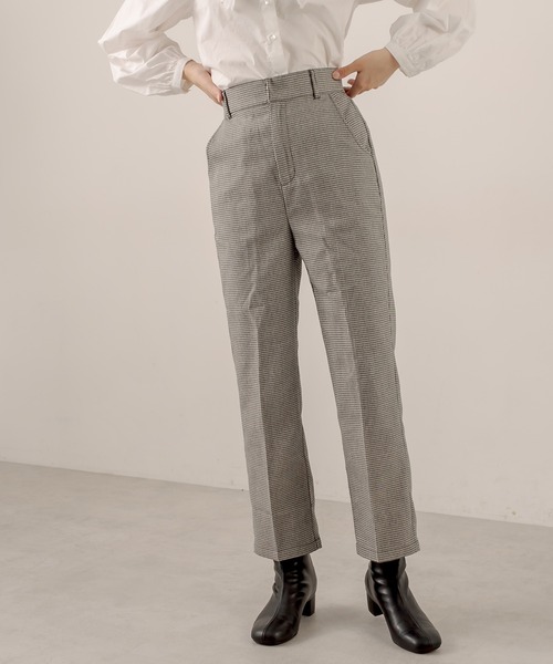 OLIVE des OLIVE（オリーブデオリーブ）の「ショコラスラックスパンツ（スラックス・レディース・ブラウン/ブラック/ブルー/ダークブラウン/ピンクベージュ・SMALL/MEDIUM）」の2枚目の写真