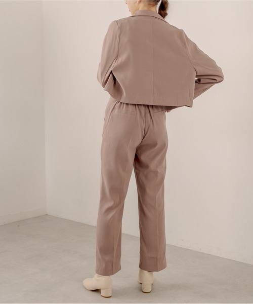 OLIVE des OLIVE（オリーブデオリーブ）の「ショコラスラックスパンツ（スラックス・レディース・ブラウン/ブラック/ブルー/ダークブラウン/ピンクベージュ・SMALL/MEDIUM）」の7枚目の写真