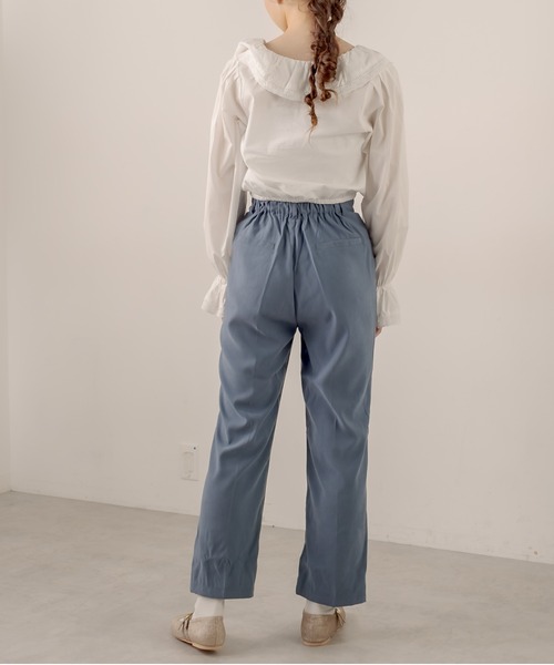 OLIVE des OLIVE（オリーブデオリーブ）の「ショコラスラックスパンツ（スラックス・レディース・ブラウン/ブラック/ブルー/ダークブラウン/ピンクベージュ・SMALL/MEDIUM）」の15枚目の写真